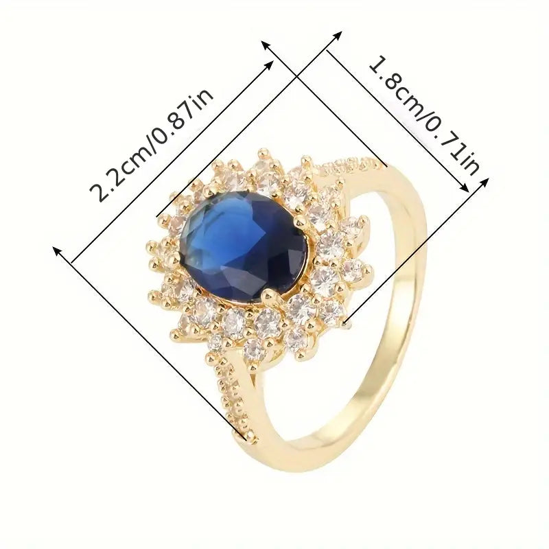 Vionne Saphirae Anillo | Blanco Oro