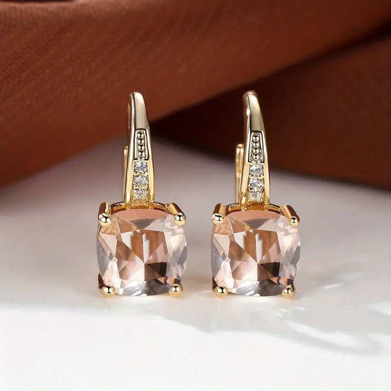 Mystic Piedra Aretes de Aro | Oro