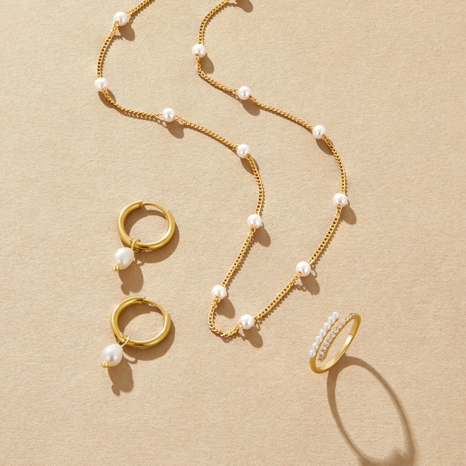 Timeless Perla Oro Collar