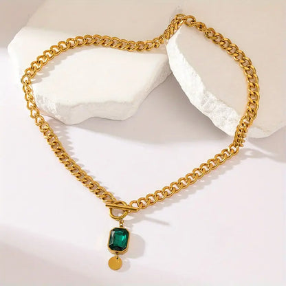 Oro Esmeralda Chain Collar