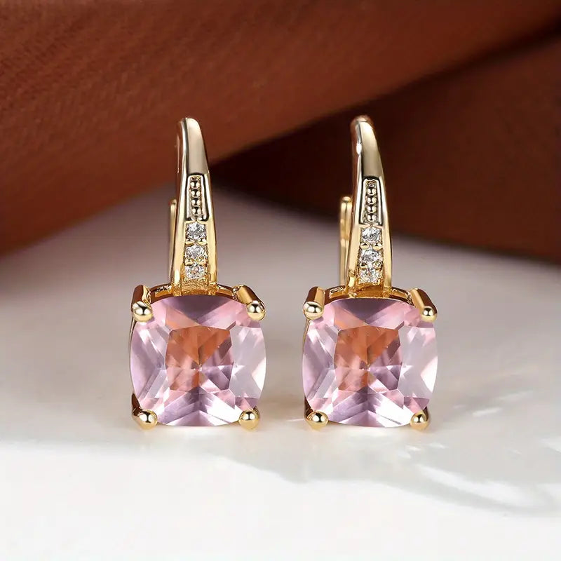 Mystic Piedra Aretes de Aro | Oro