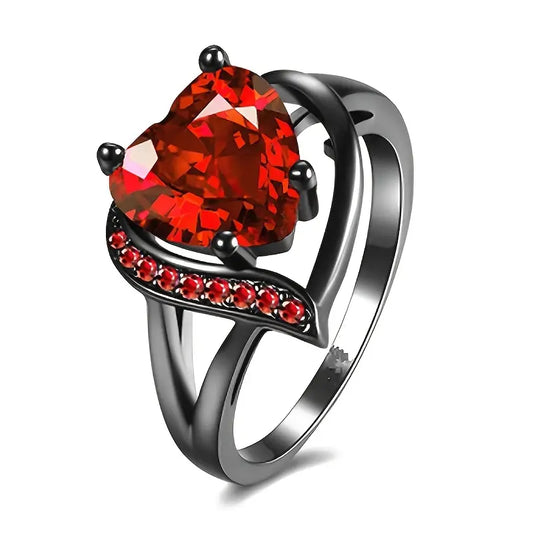 Calindra Rosethorne Anillo | Black Finish