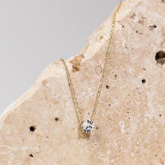Aurora Cristal Collar | Oro