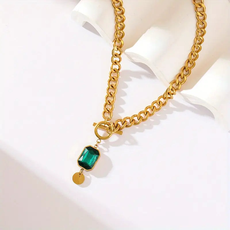 Oro Esmeralda Chain Collar