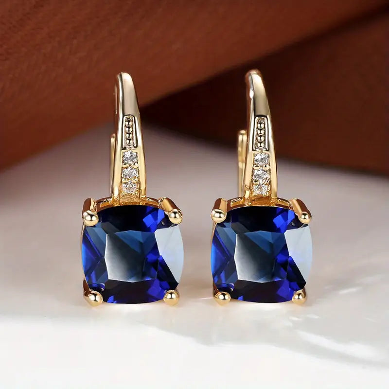 Mystic Piedra Aretes de Aro | Oro