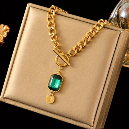 Oro Esmeralda Chain Collar