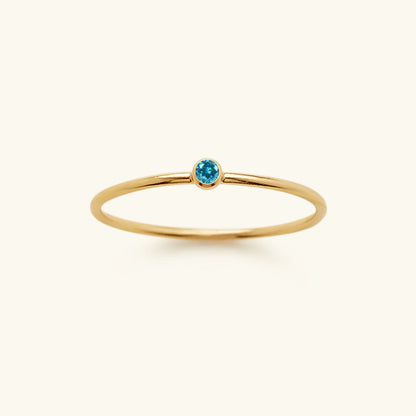 Amelia Birthstone Stacker Anillo