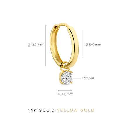 Larmes de Lune Piedra Aretes Set | Oro