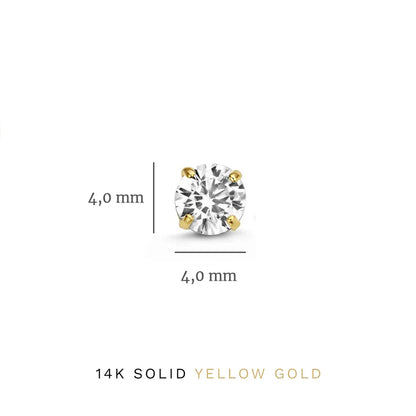 Dara Brillane Piedra Aretes Set | Oro
