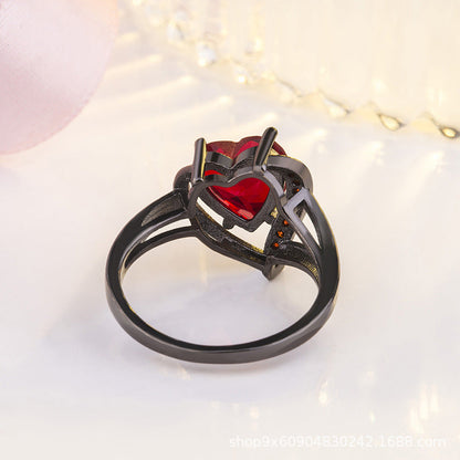 Calindra Rosethorne Anillo | Black Finish