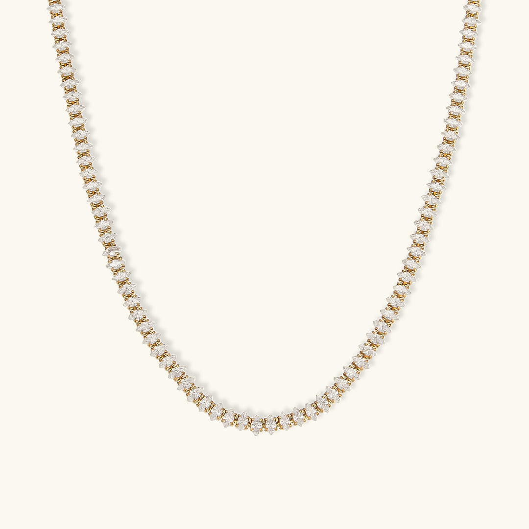 Wisteria Diamante Tennis Collar