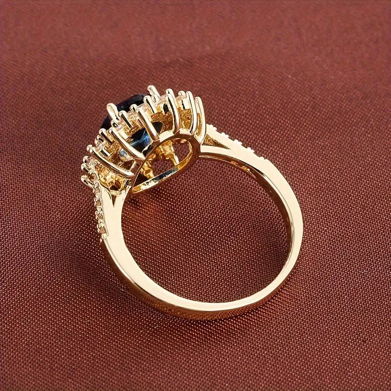 Vionne Saphirae Anillo | Blanco Oro