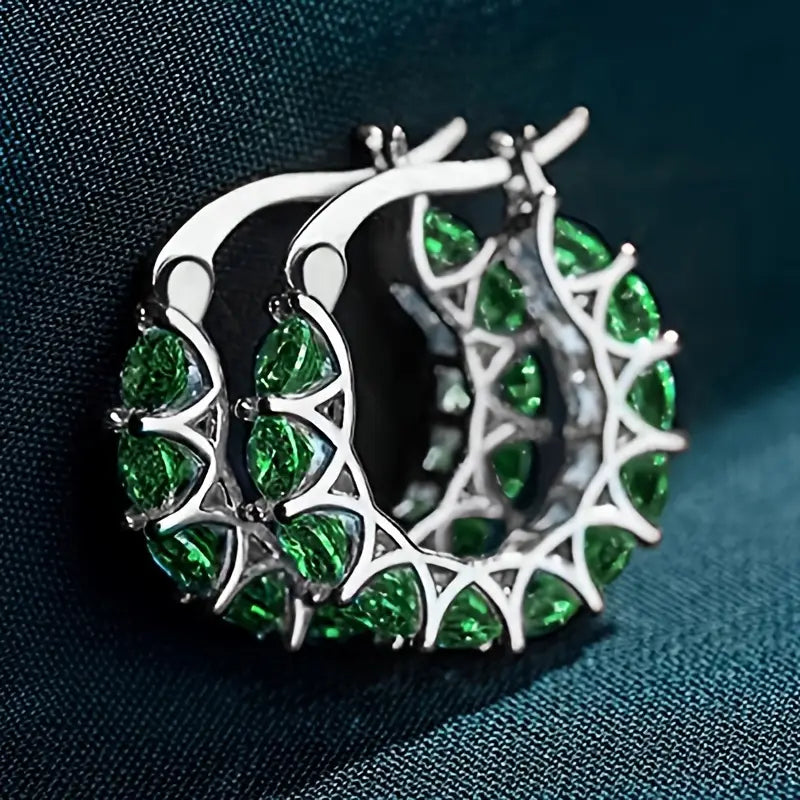 Elena Marlowe Aretes de Aro | Blanco Oro