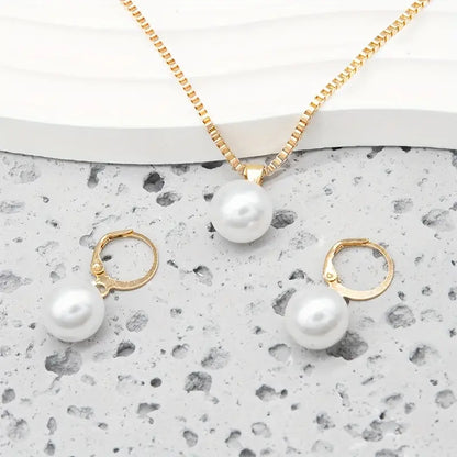 Golden Grace Set de Joyas con Perlas | Oro