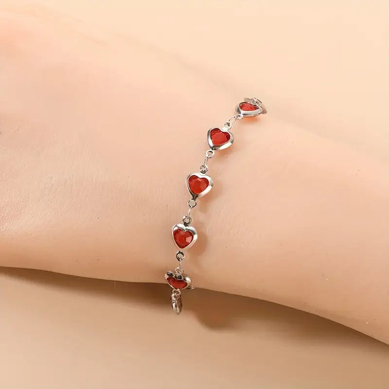Ophelyra Garnetelle Pulsera | Blanco Oro