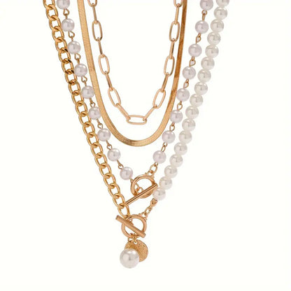 Modern Perla Layered Set de Collares