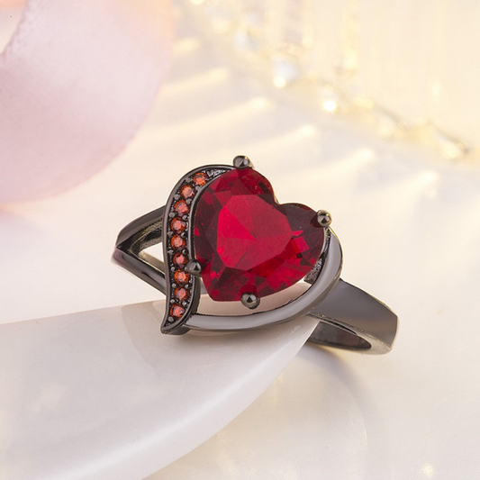 Calindra Rosethorne Anillo | Black Finish