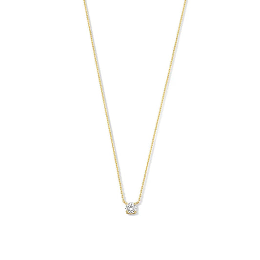 Cléa Moissanite Piedra Collar | Oro