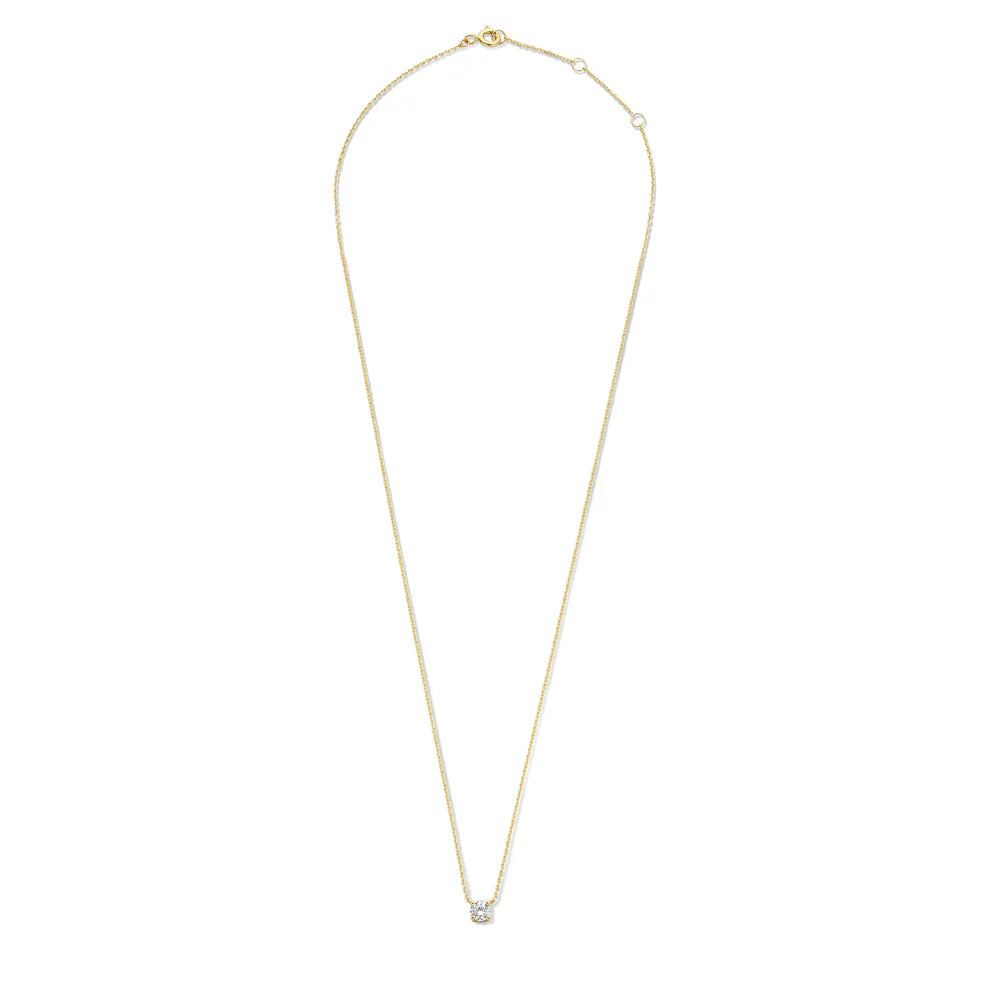 Cléa Moissanite Piedra Collar | Oro