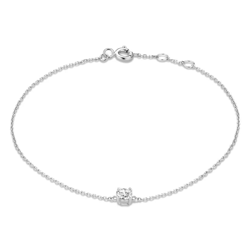 Cléa Moissanite Piedra Pulsera | Oro