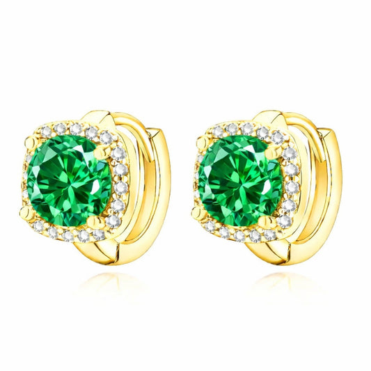 Nadine Esmeralda Aretes | Oro